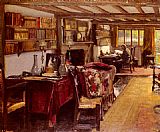 Famous Room Paintings - A Writing Room At The Wharf, Sutton Courtenay